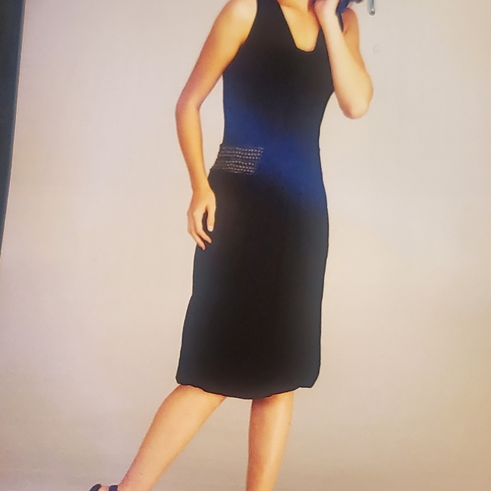 Elegant Black Sleeveless Dress